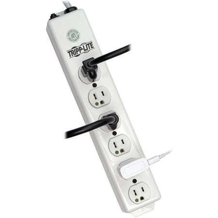 Tripp Lite PS-602-HG Multiple Outlet Strip 15-Amp 6 outlets Hospital Grade 1.5 Feet Cord